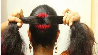 4 आसान तरीके से बनाये सुन्दर जुड़ा | New bun hairstyle for party | #buntrick #bun #जुड़ा
