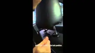 Pumpkin 9 inch universal headrest dvd player installation in car