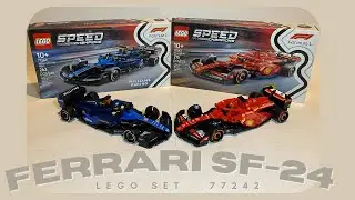 LEGO Speed Champions Formula 1 Ferrari SF-24 | Time-Lapse Build & Comparison!
