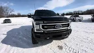 FOR SALE 2022 Ford F250 Platinum Diesel! Fuel wheels with oversized tires! Moonroof! Loaded!!