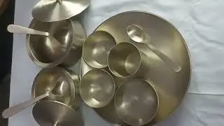 Bronz Set With Service Dish | Available on IndiaMART