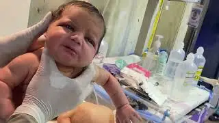Baby feed time #nicucare #newbornbaby #neonatalicu #cute 