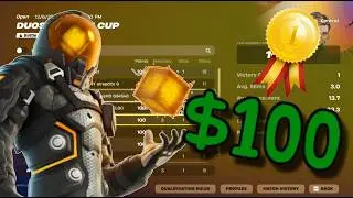My First Earnings in Chapter 7! Duo Victory Cash Cup ($200)
