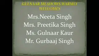 THOUGHT OF THE DAY  Gulnaar Meadows