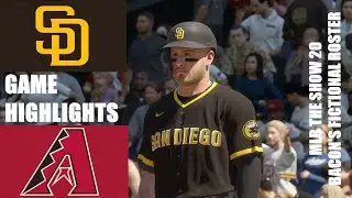 Padres v. Diamondbacks (2023) | MLB the Show 20 | Bacon's Fictional Roster