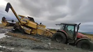 ARKA DİNGİLİ KOPAN BİÇERİ TARLADAN ÇIKARIYORUZ ! / Çeltik Hasatı 2022 /