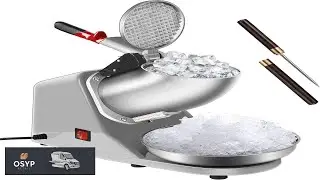 VIVOHOME Electric Ice Shaver Snow Cone Maker Machine Silver 143lbs hr with Ice