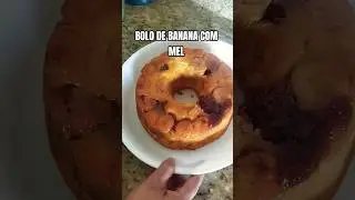 BOLO DE BANANA E MEL #receitas #comidafacil