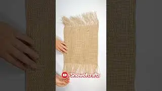 Beautiful jute fabric placemat - Decorate your table