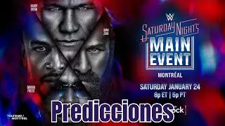 Predicciones de Saturday Night's Main Event 24 de Enero 2026