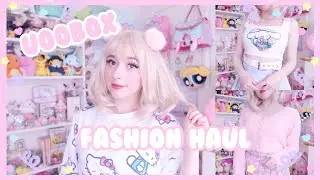 UOOBOX FASHION HAUL + TRY ON 👀💗 kawaii clothes + wigs