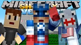 Minecraft Adventure - Sharky & Scuba Steve - VISITING THE WHITE HOUSE!