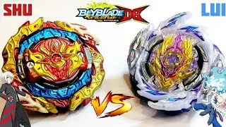 Astral Spriggan vs Rage Longinus! Shu vs Lui! Beyblade burst Dynamite Battle!