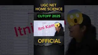 UGC NET Home Science Cut Off 2025 Out | JRF & Assistant Prof Marks By Prerna Mam #ugcnet
