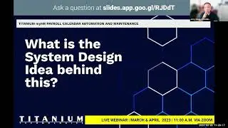 System Design Idea behind the Payroll Calendar Automation and Maintenance Facility