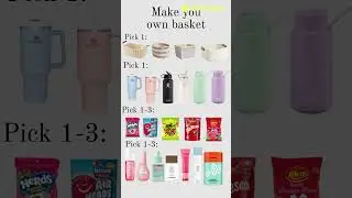 Make your own basket 🌸😊 #preppy #skincare #blowup #aesthetic
