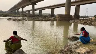 Fishing video | Amazing river hook fishing | After a long time I came to fishing in river | India
