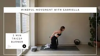 5 Min Tricep Burn - Grab Your Weights (Or tin cans/wine bottles)