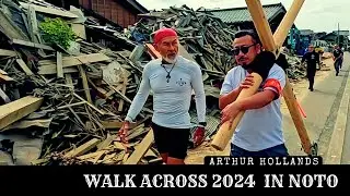 ARTHUR HOLLANDS - WALK ACROSS 2024 IN NOTO -　能登半島・珠洲市十字架行進  Music 