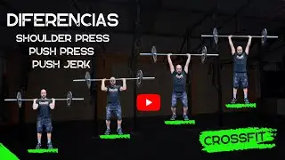 CROSSFIT - Shoulder Press/Push Press/Push Jerk - Diferencias!🏋️‍♂️