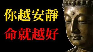 你越安靜，命就越好！那些沈默的人，往往藏著巨大能量！#佛學智慧#人性深度#沈默的力量#社交博弈#能量提升#止語修行#禪宗故事#深度思考#人生智慧#福報#處世哲學