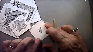 Swarm Tangle Pattern Lesson #36