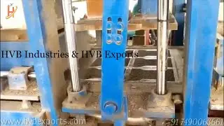 6 Block, Automatic Paver Block Making Machine with Color Feeder, Block Making Machine, HVB Exports