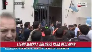 Macri le tir&oacute; el micr&oacute;fono al agua a periodista de C5N que le consult&oacute; si iba a declarar