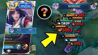 TRY THIS MIYA NEW TRICK BUILD FOR FASTER RANK UP!!🔥 (90% CHANCE OF WINNING!💀) - MLBB