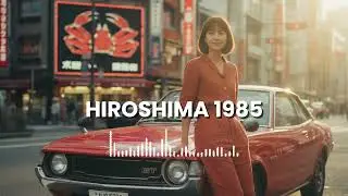 Hiroshima 1985 Drive 🦀 | Lofi City Pop Mix for Late Night Cruising 🚗🌃