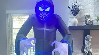 Unboxing 8ft Infinity Mirror Reaper Inflatable from At Home. #halloween2022 #inflatables #blowup 💀