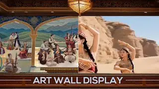 Art wall display elevate your design to next level. #artinstallations #artwall #artstudio