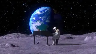 Moon Piano | Sleep Motivation Peaceful for Exhaustion, Fatigue, or Insomnia | Neon Blurr