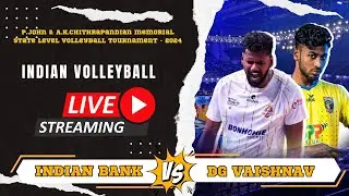 🔥 Indian Bank Vs DG Vaishnav | P.John & A.K.Chithrapandian Memorial Trophy - 2024
