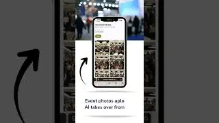 AI Photo Distribution for Events | Face Recognition by TicketRoot #eventtech  #shorts
