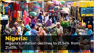Nigeria's inflation declines to 21 34%  from 21 47%