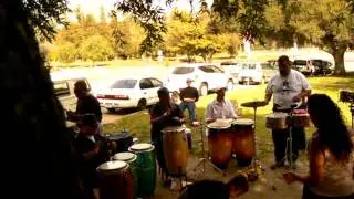 The Griffith Park Drum Circle ( Congeros & Dancers )