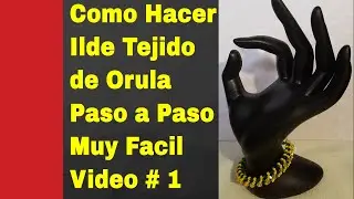 Como Hacer Ilde de Orula Tejido Paso a Paso Muy Facil Video # 1