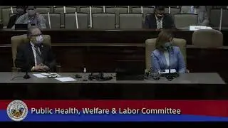 Senator Alan Clark questions Dr. Romero