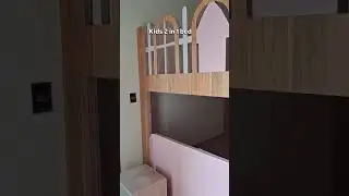 &ldquo;Ek bed&hellip; do kaam 😍 | Kids 2-in-1 bed&rdquo; #interiorwork #homedecor #interiordesign #shorts #woodworking