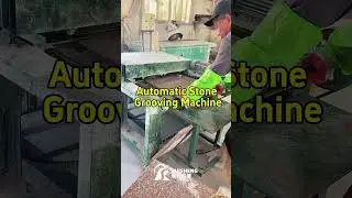 Automatic Stone Grooving Machine granite wire drawing machine #stonemachine