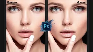 How To Add Lip Gloss In Photoshop. 4K Quality.