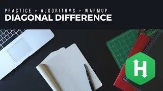 Problem Solving using Java || Algorithms || Diagonal Difference || Hacker Rank