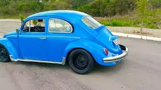 Fusca azul fosco 73 👊