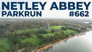 Netley Abbey parkrun #662 [4K Aerial]