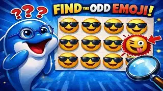 Find the Odd Emojis – Emoji Quiz 😄🧠