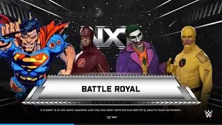 WWE 2K25 Battle Royal: (The Flash vs Superman vs Reverse flash Vs Joker)