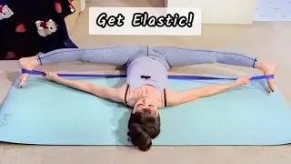 Leg Flexibility with Resistance Bands 50+✨