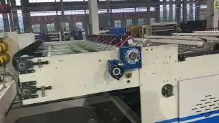 HUAYU-WJ SERIES COMPUTERIZED SLITTING CUTTING STACKING MACHINE FOR SINGLE FACER LINE