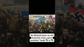 🇺🇦💀Turek při n&aacute;v&scaron;těvě🇺🇦ocenil, že může svobodně hajlovat, kde se mu zl&iacute;b&iacute;🇺🇦💀🇺🇦